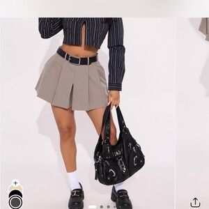 Pleated Skort